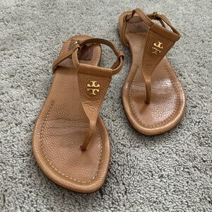 Tory Burch Tan Leather Sandal Size 8.5M